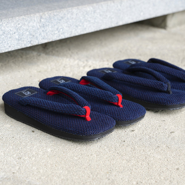 arahant.雪駄(藍染刺子)