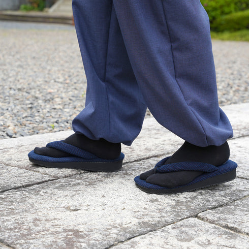 arahant.雪駄(藍染刺子)