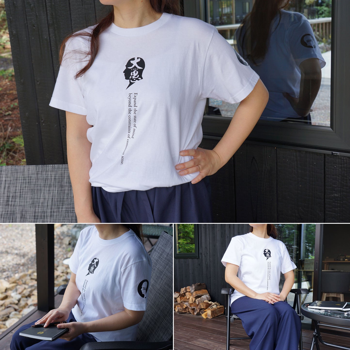 NEW ! Taigu Tシャツ〈Expand Taigu 2〉ホワイト/送料無料